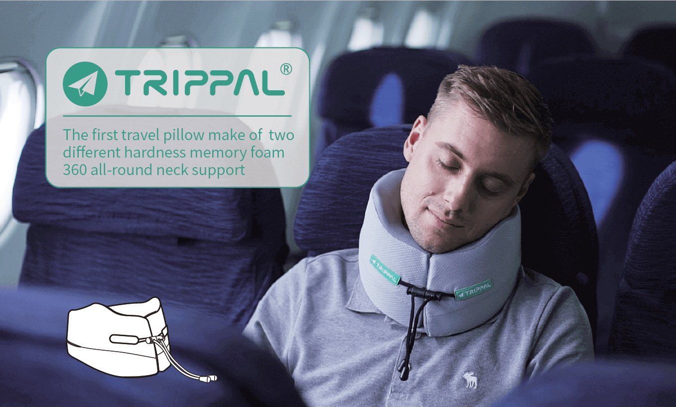 Sound-Blocking Neck Pillow - For Travel & Sleep
